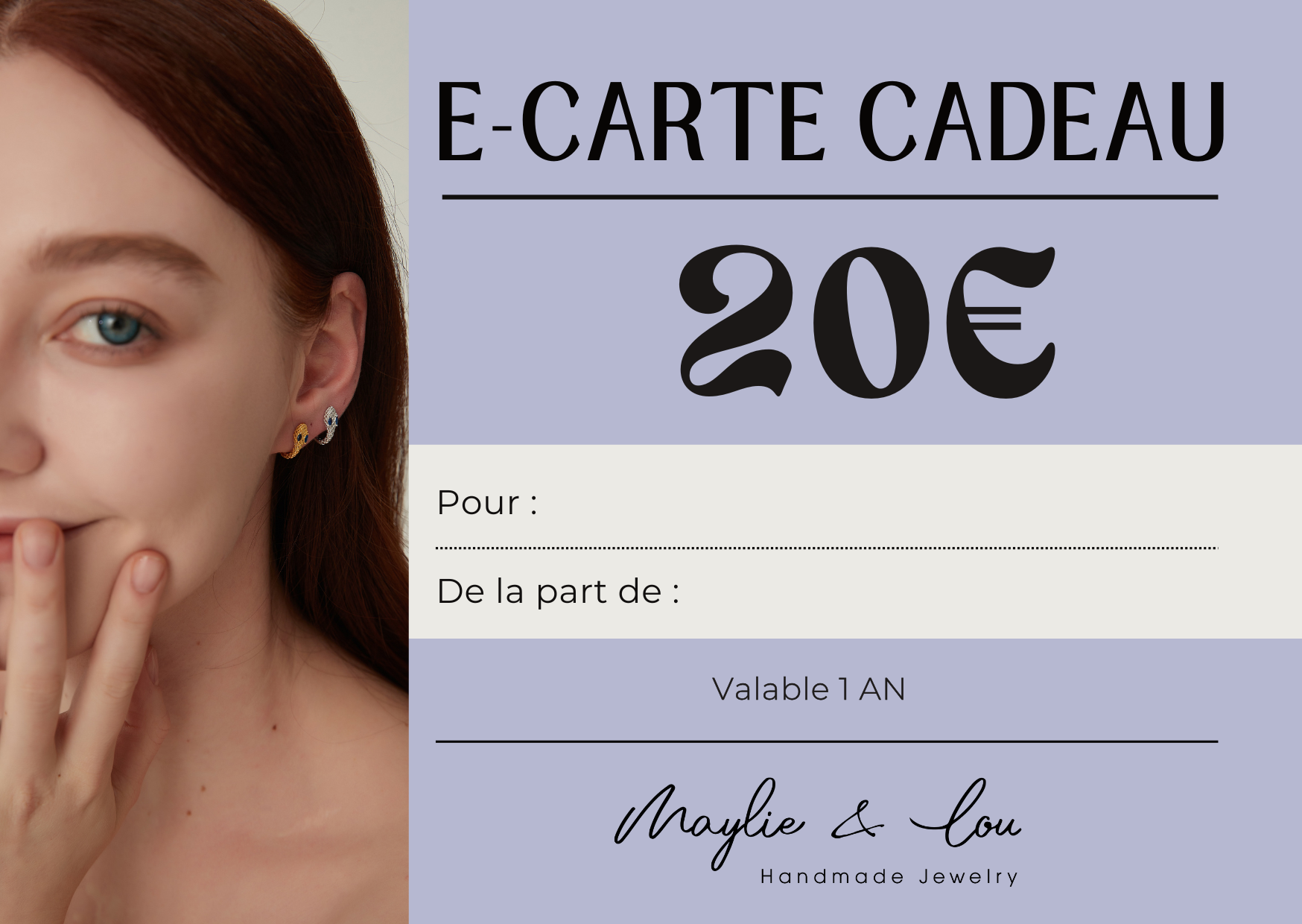 E carte-cadeau Maylie&Lou