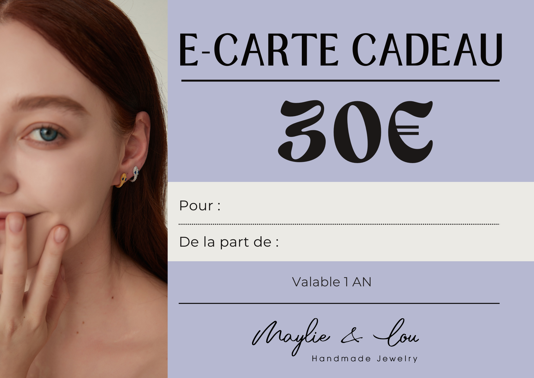 E carte-cadeau Maylie&Lou