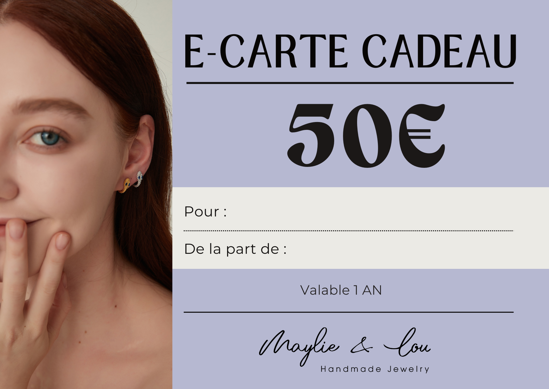 E carte-cadeau Maylie&Lou