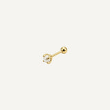 Piercing Petite Perle Ronde Blanche