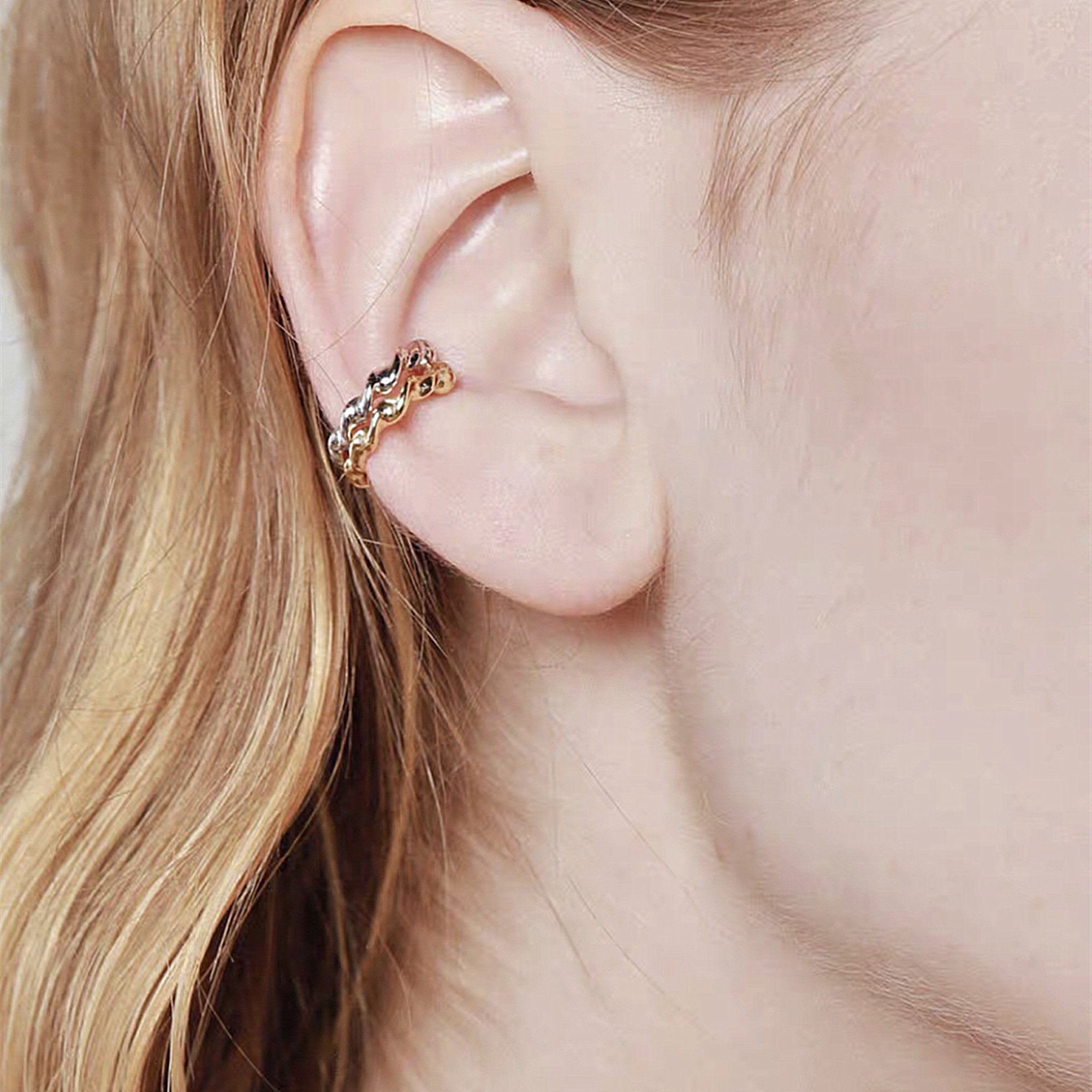 Braided Non-Piercing Earring