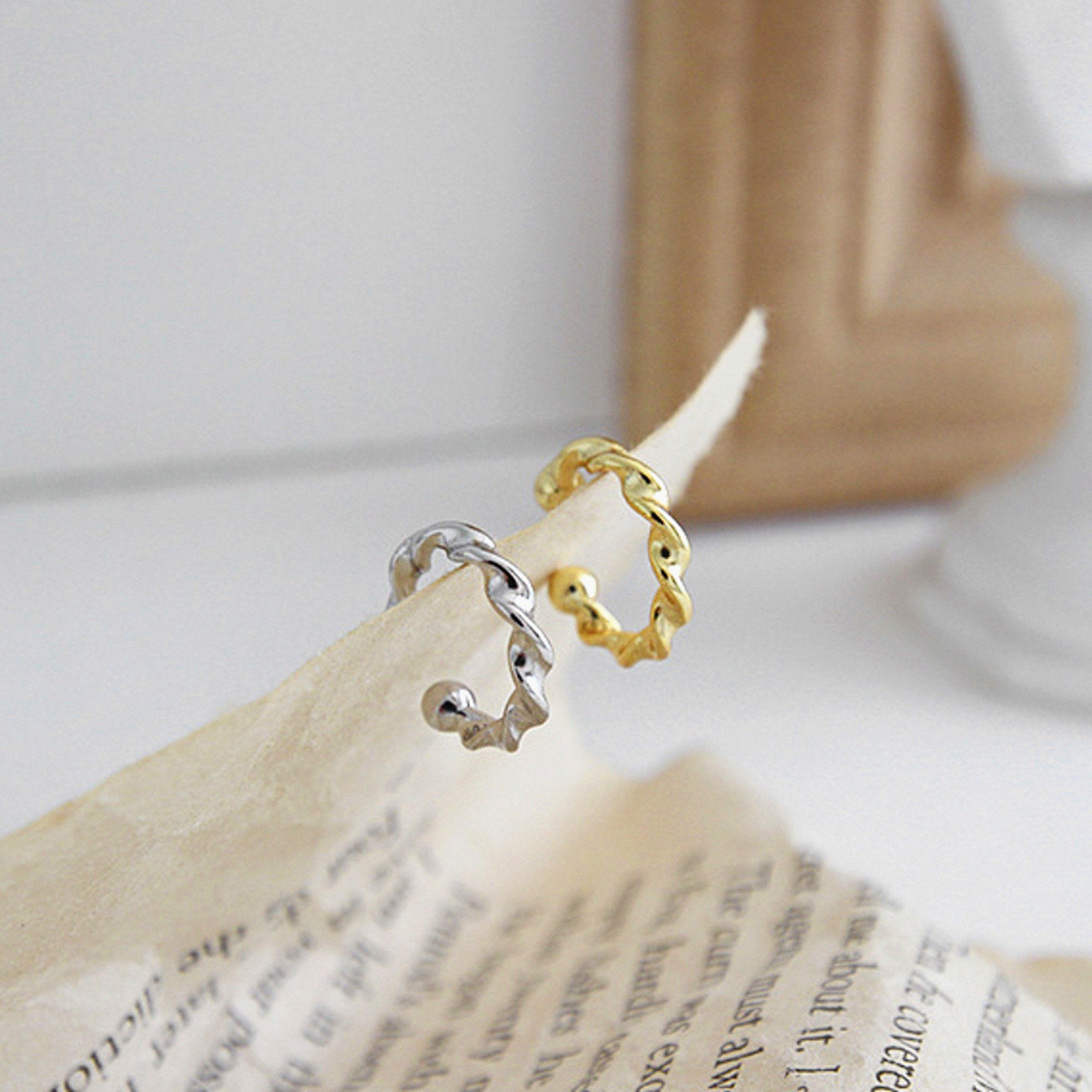 Braided Non-Piercing Earring