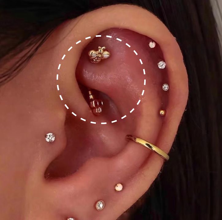 Tout savoir sur le piercing rook et ses bienfaits pour le bien-être