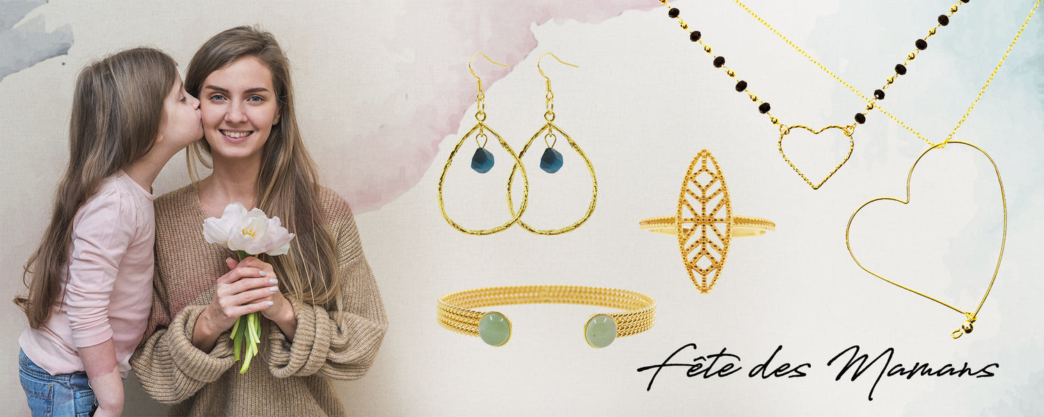  Fête des mères Comment choisir le cadeau idéal qui plaira aux maman ? Maylie&Lou a sélectionné des bijoux qui s’adaptent à la personnalité de chaque maman : colliers, bracelets, bagues ou boucles d’oreilles : vous avez de quoi gâter votre maman…