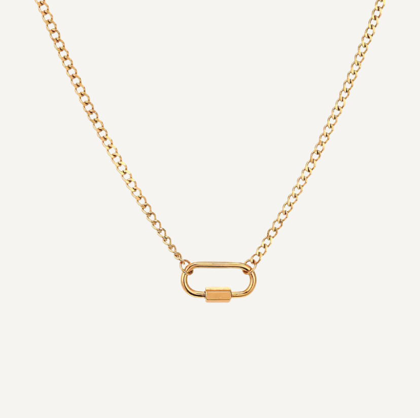 Double Row Gold and Silver Chain Necklace