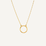 Double Row Gold and Silver Chain Necklace