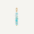 pendentif Amazonite Vert forme Grappe