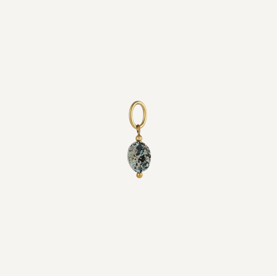 pendentif Jaspe Dalmatiene Ovale