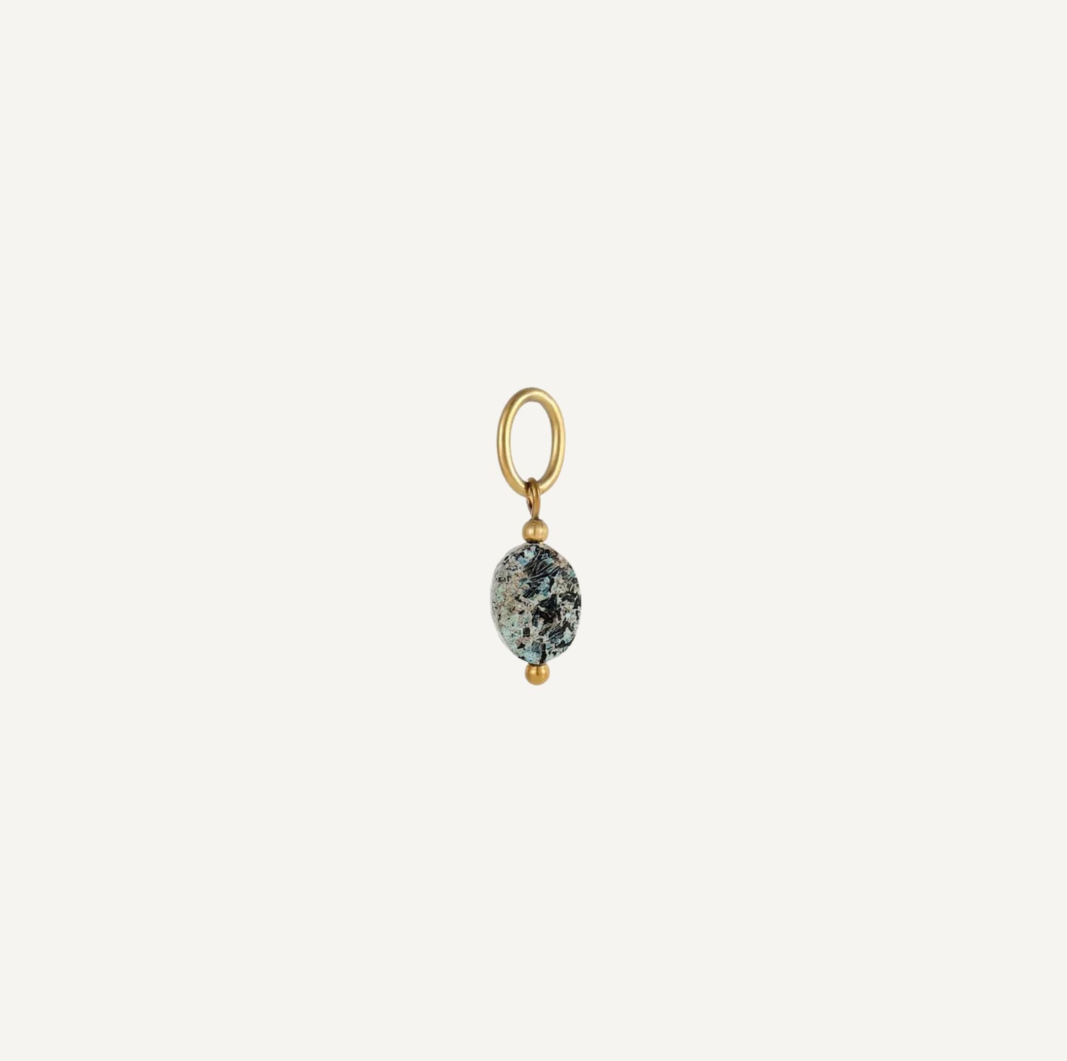 pendentif Jaspe Dalmatiene Ovale