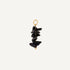 pendentif Obsidienne Noir forme Grappe