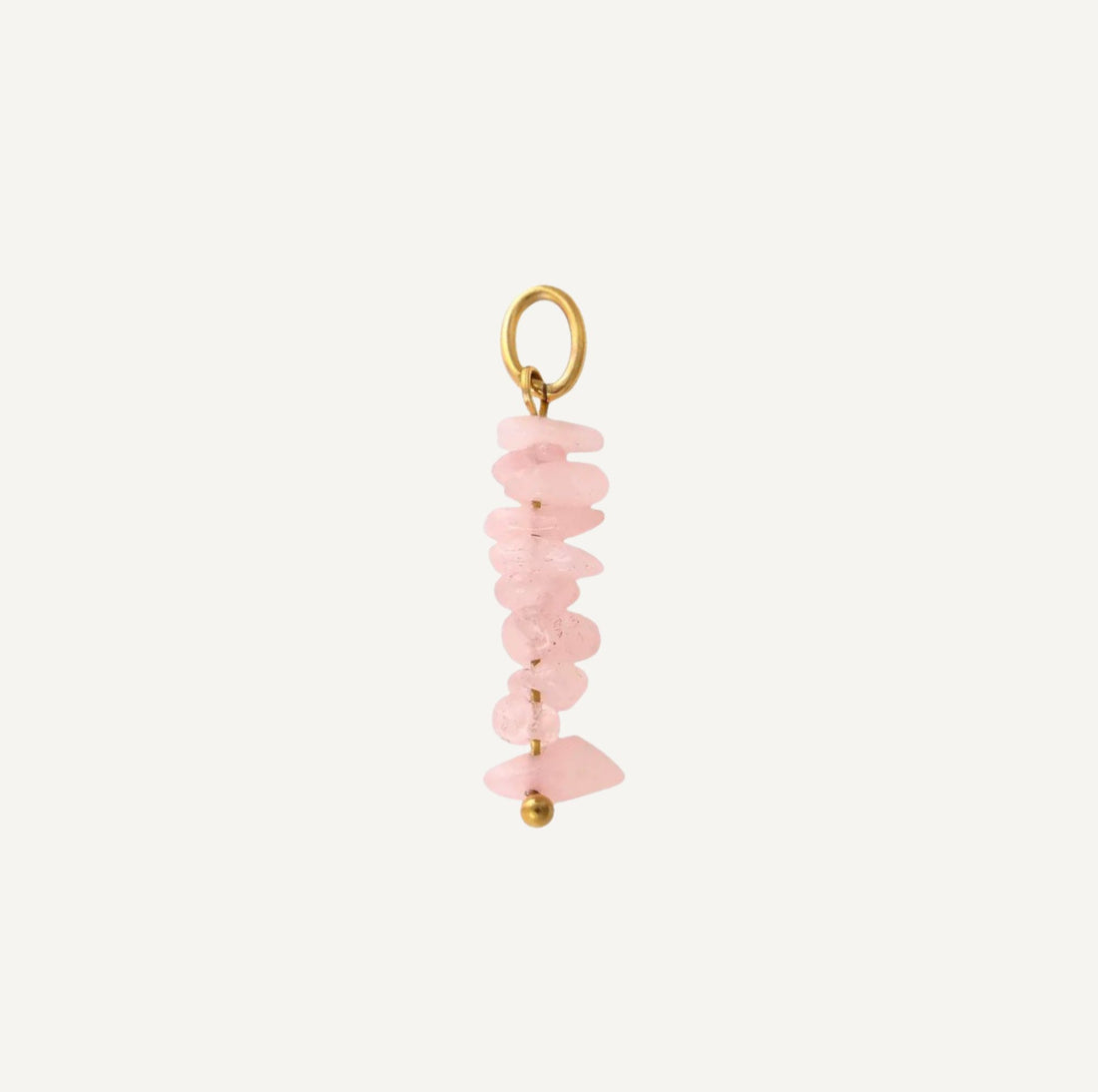 pendentif Quartz Rose forme Grappe