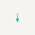 pendentif turquoise ovale