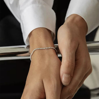 Bracelet Chaîne en Zircon Ajustable