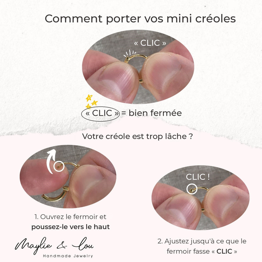 Comment mettre et fermer une mini créole