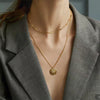 Dainty Gold Cross Chain Necklace Choker, Delicate Layering Necklace, Minimalist Simple Chain Necklace, "Tracy" Necklace