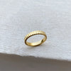 Gold Dainty Hammered Stacking Band Ring, Gift for her