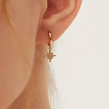 Boucle d’oreille Mini Créole Etoile du Nord
