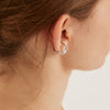 Dainty Double Strand Gold and Silver Non Piercing Ear Cuff