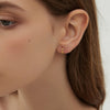 Dainty Tiny Gold or Silver Bay Leaves Huggie Hoop Earrings, Charm Minimaliste hoops earrings, Gifts for her