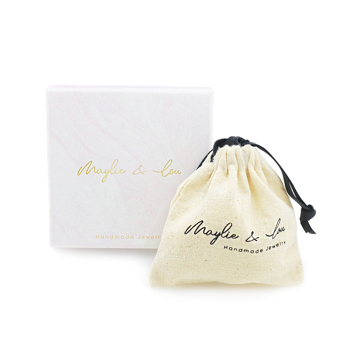 Boîte cadeau et pochon Maylie&amp;Lou, emballage bijoux prêt à offrir